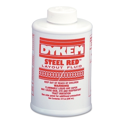STEEL RED LAYOUT FLUID 8OZ. BIC